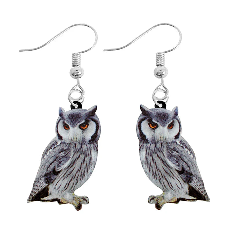 Animal-Themed Dangle Drop Earrings – Rabbit, Parrot, Bird, Frog, Butterfly & Other Animal Designs