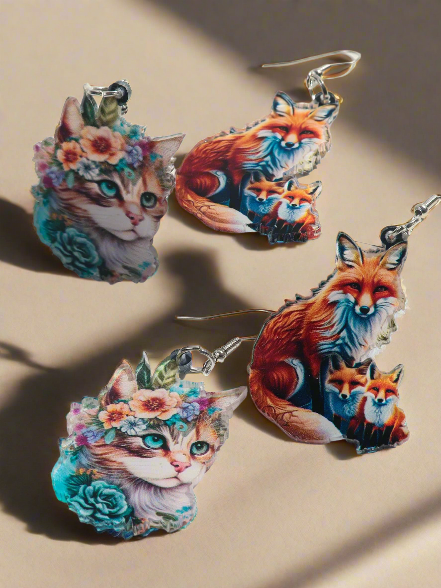 Animals Dangle Drop Earrings Collection