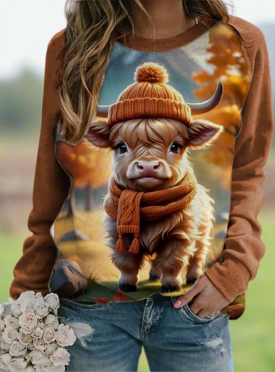 Adorable and Funny Animal Print Sweatshirt Collection