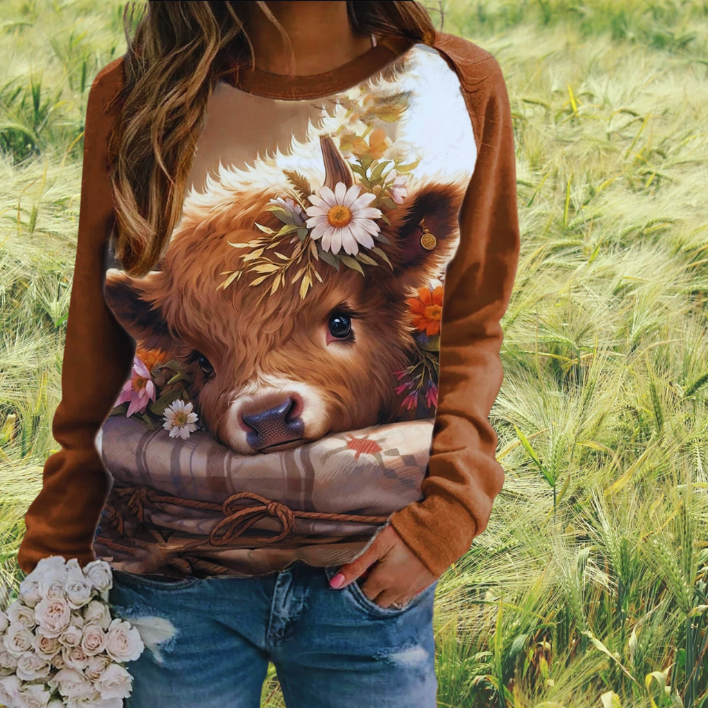 Adorable and Funny Animal Print Sweatshirt Collection