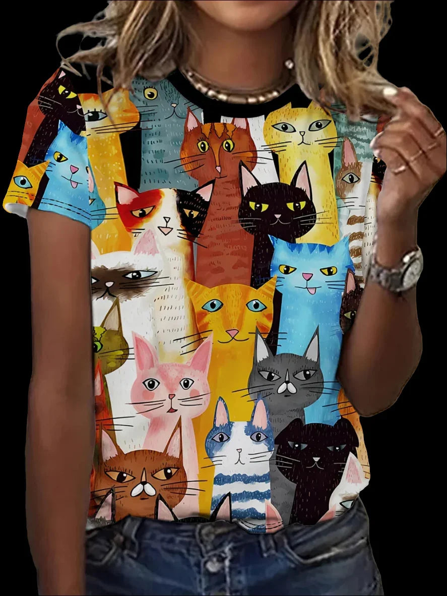 1.Ultra-Modern Stylish Unisex Animal T-Shirts (S-2XL)