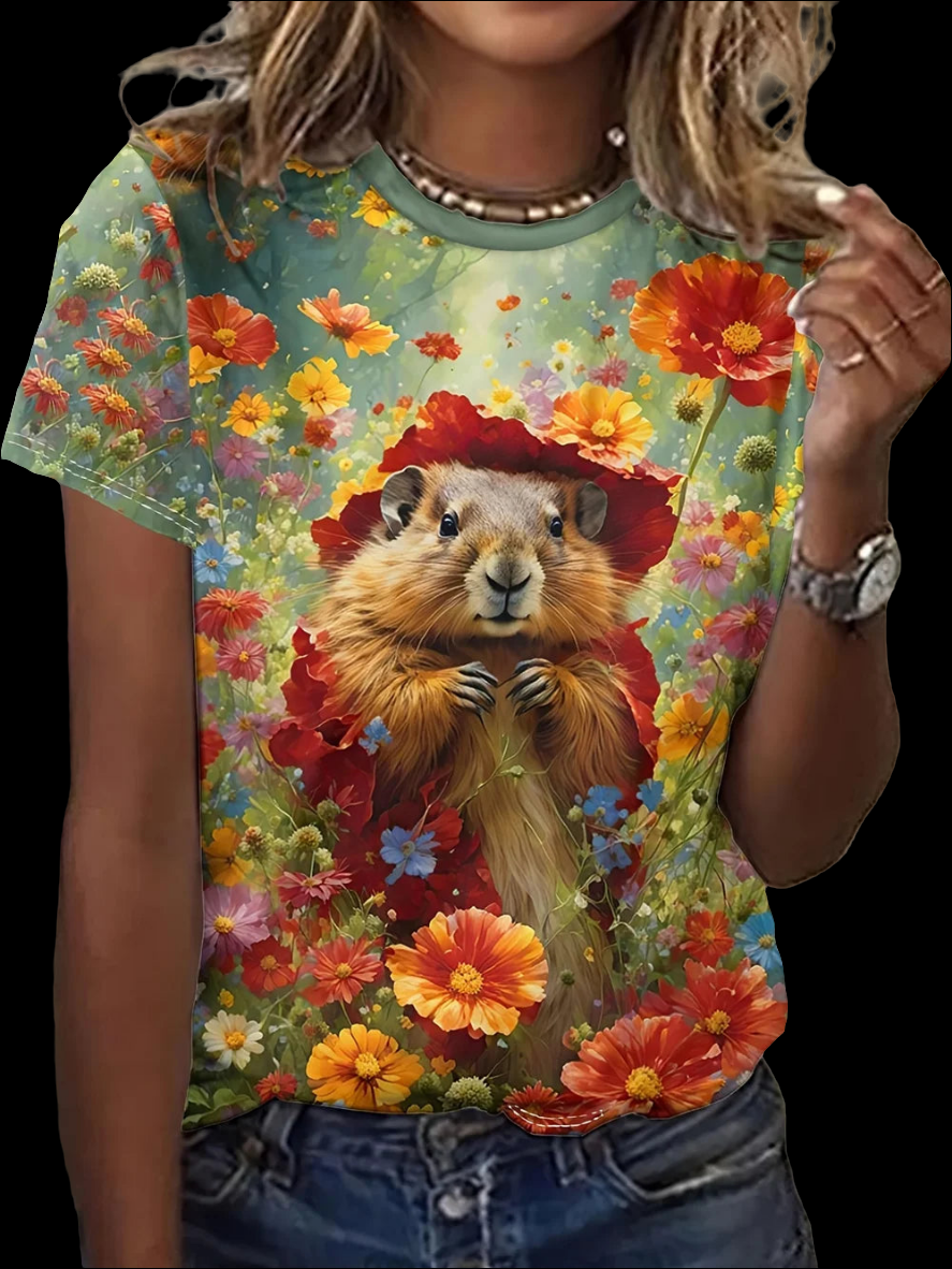 3.Ultra-Modern Stylish Animals T-Shirts (S-2XL)
