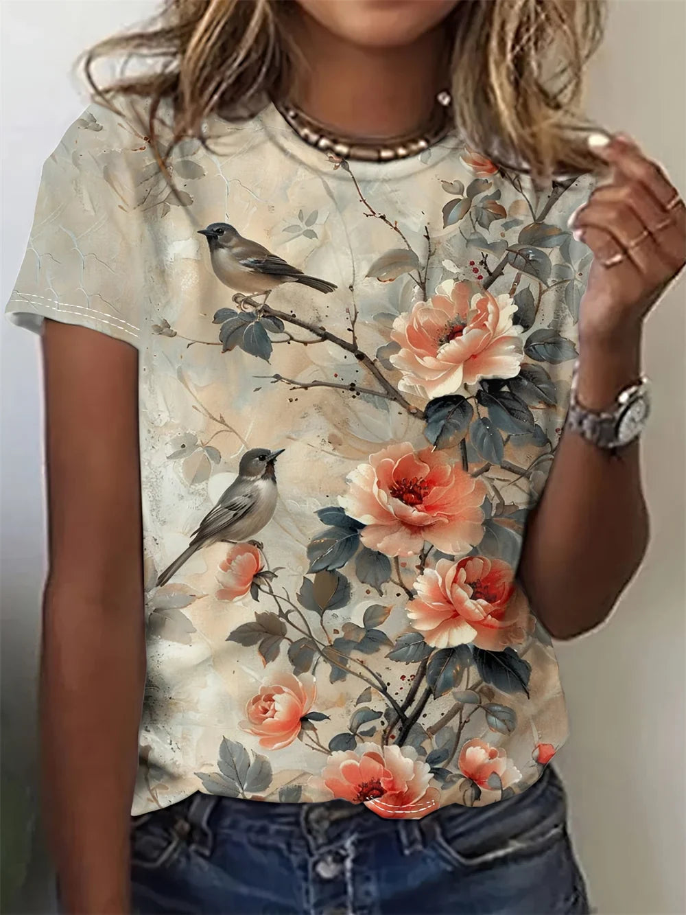 2.Ultra-Modern Stylish Birds T-Shirts Collection (S-2XL)