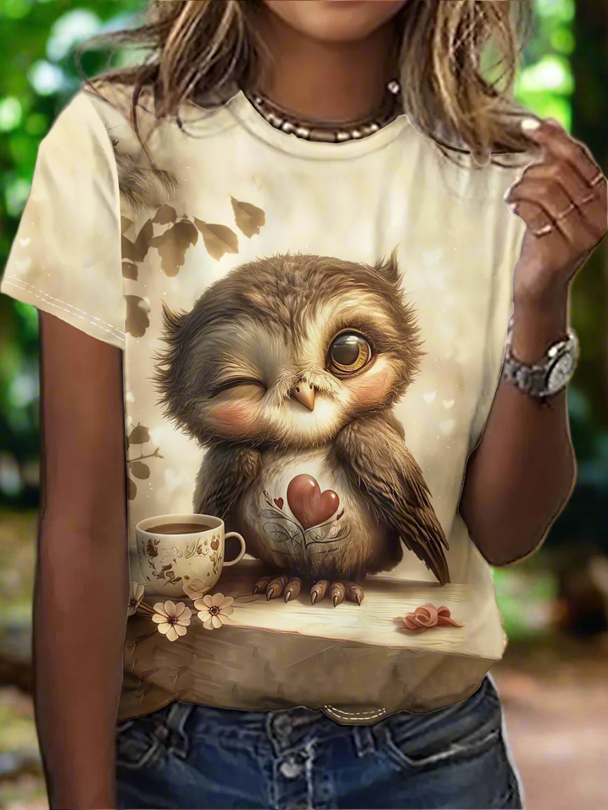 2.Ultra-Modern Stylish Birds T-Shirts Collection (S-2XL)