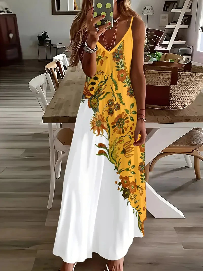 Bohemian Summer Chic Women's Casual A-Line Long Dress Collection