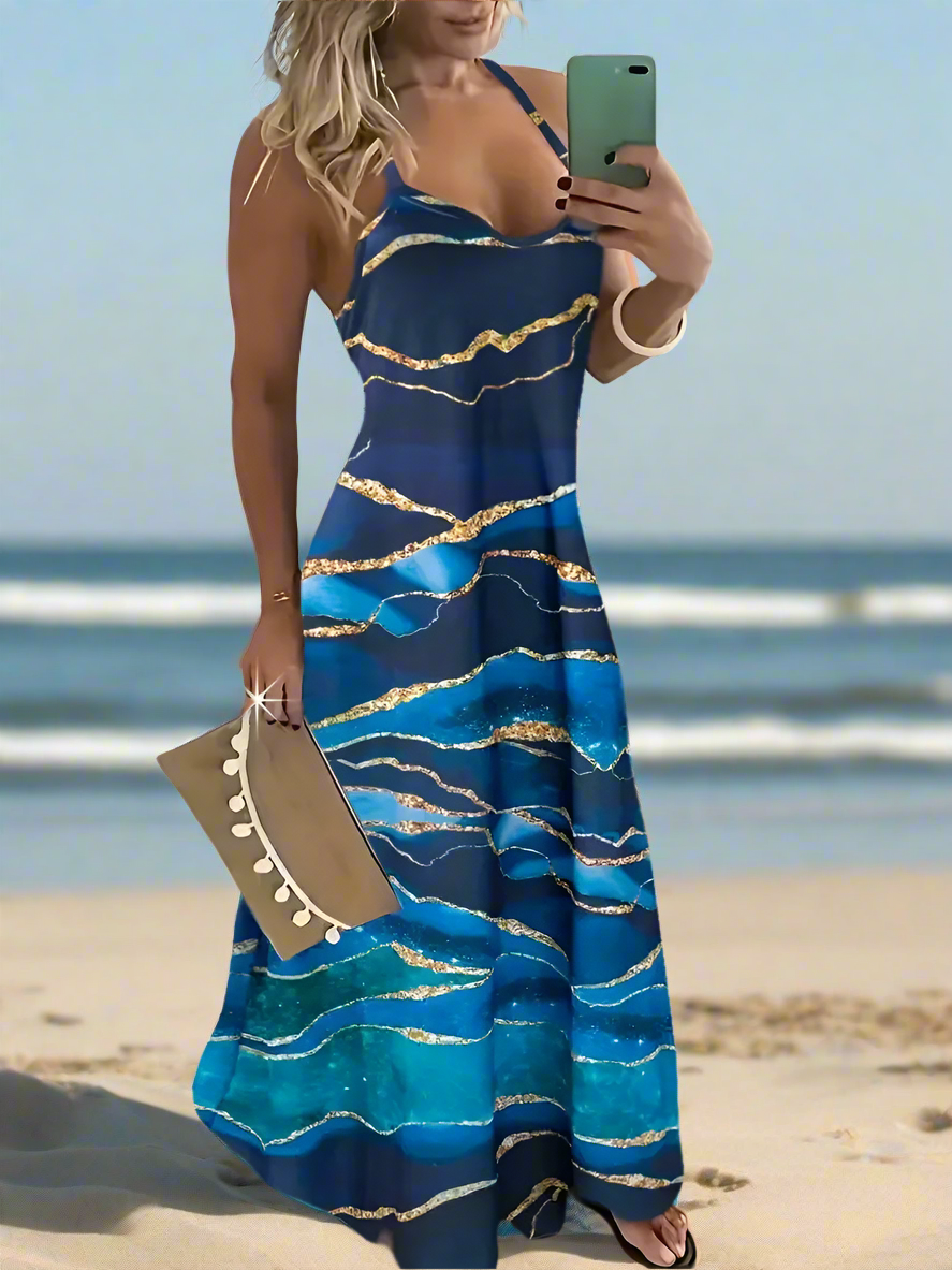 Bohemian Summer Chic Women's Casual A-Line Long Dress Collection