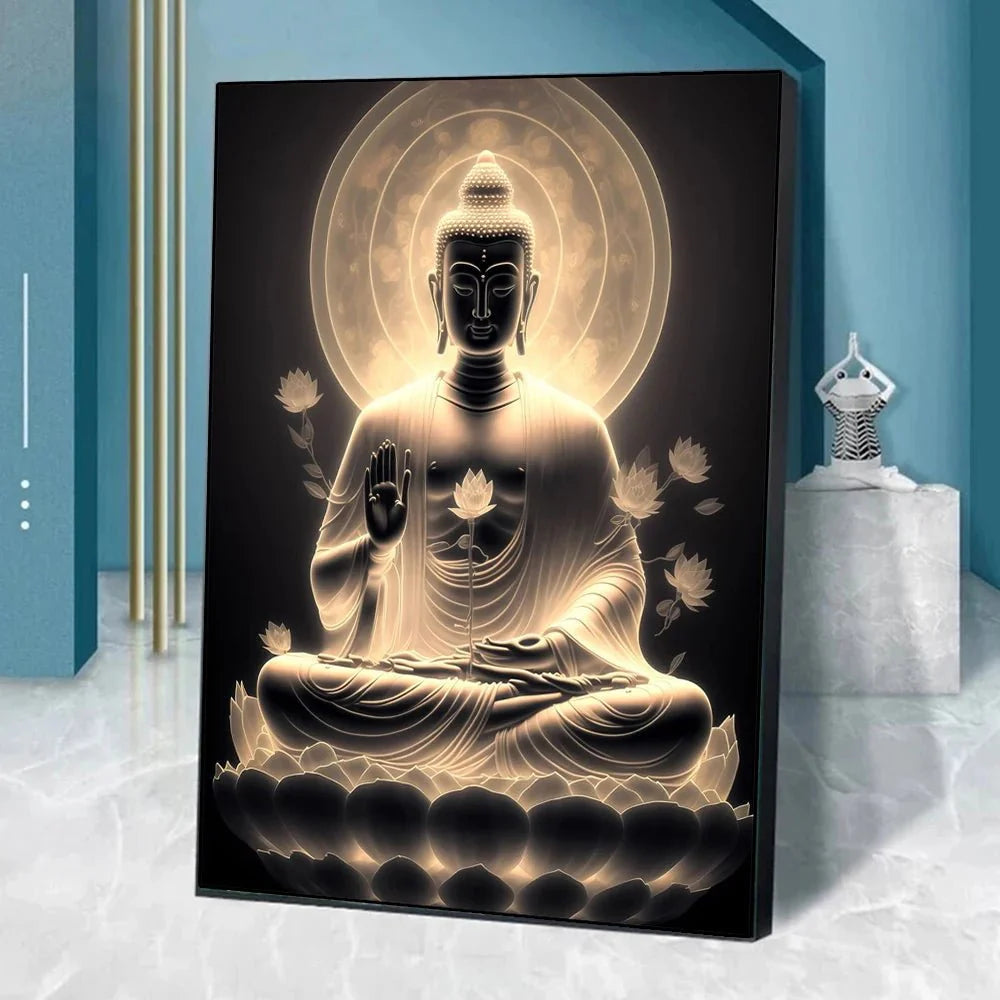 Buddha Art Canvas Wall Hanging SELECTION