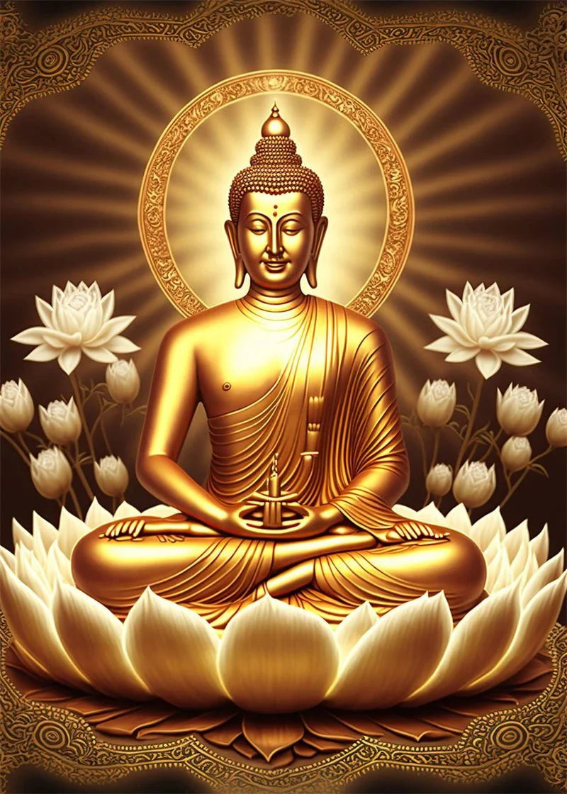 Buddha Art Canvas Wall Hanging SELECTION