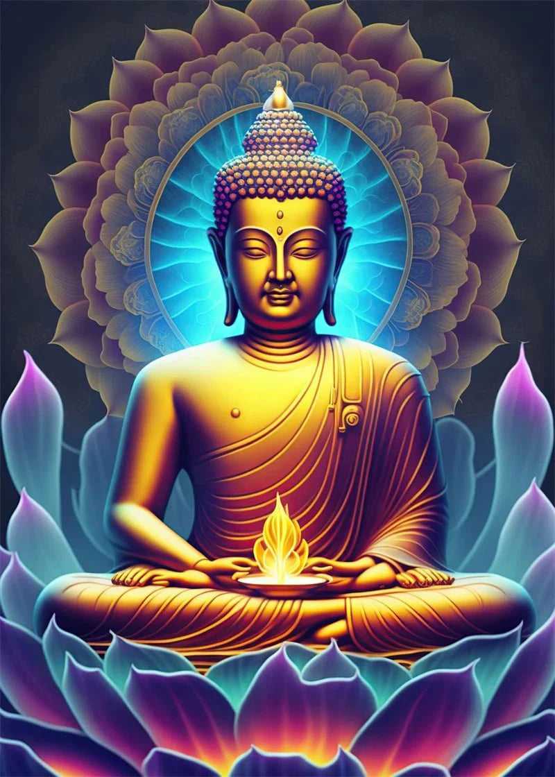 Buddha Art Canvas Wall Hanging SELECTION