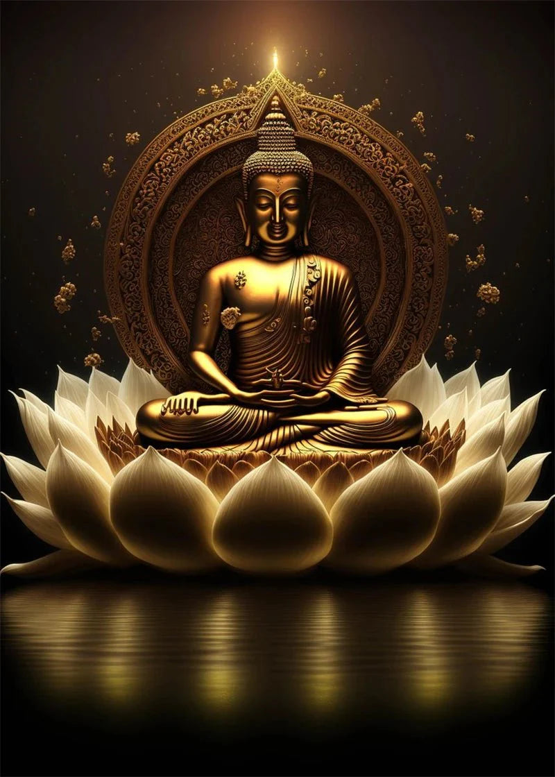 Buddha Art Canvas Wall Hanging SELECTION