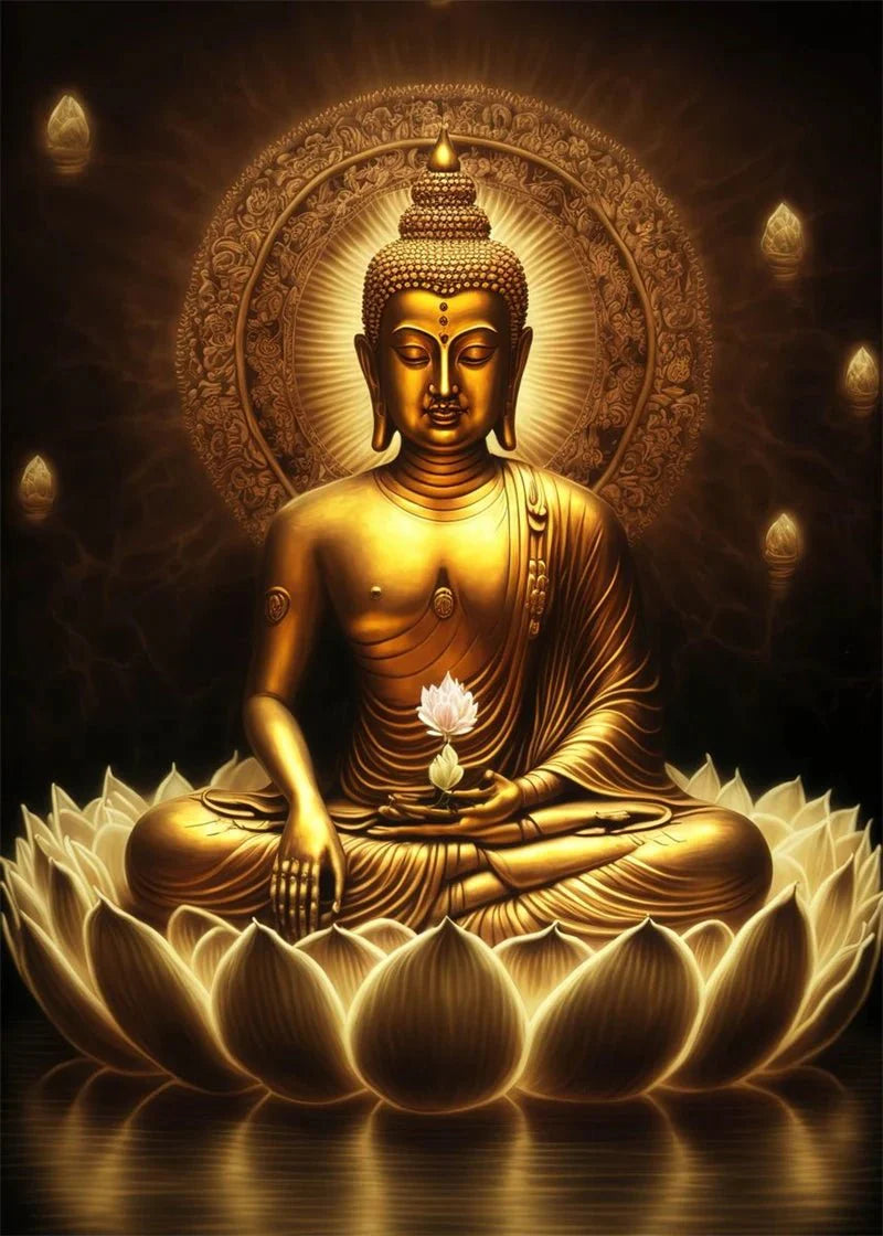 Buddha Art Canvas Wall Hanging SELECTION