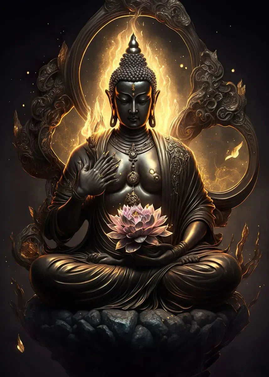 Buddha Art Canvas Wall Hanging SELECTION