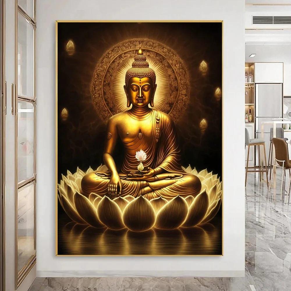 Buddha Art Canvas Wall Hanging SELECTION