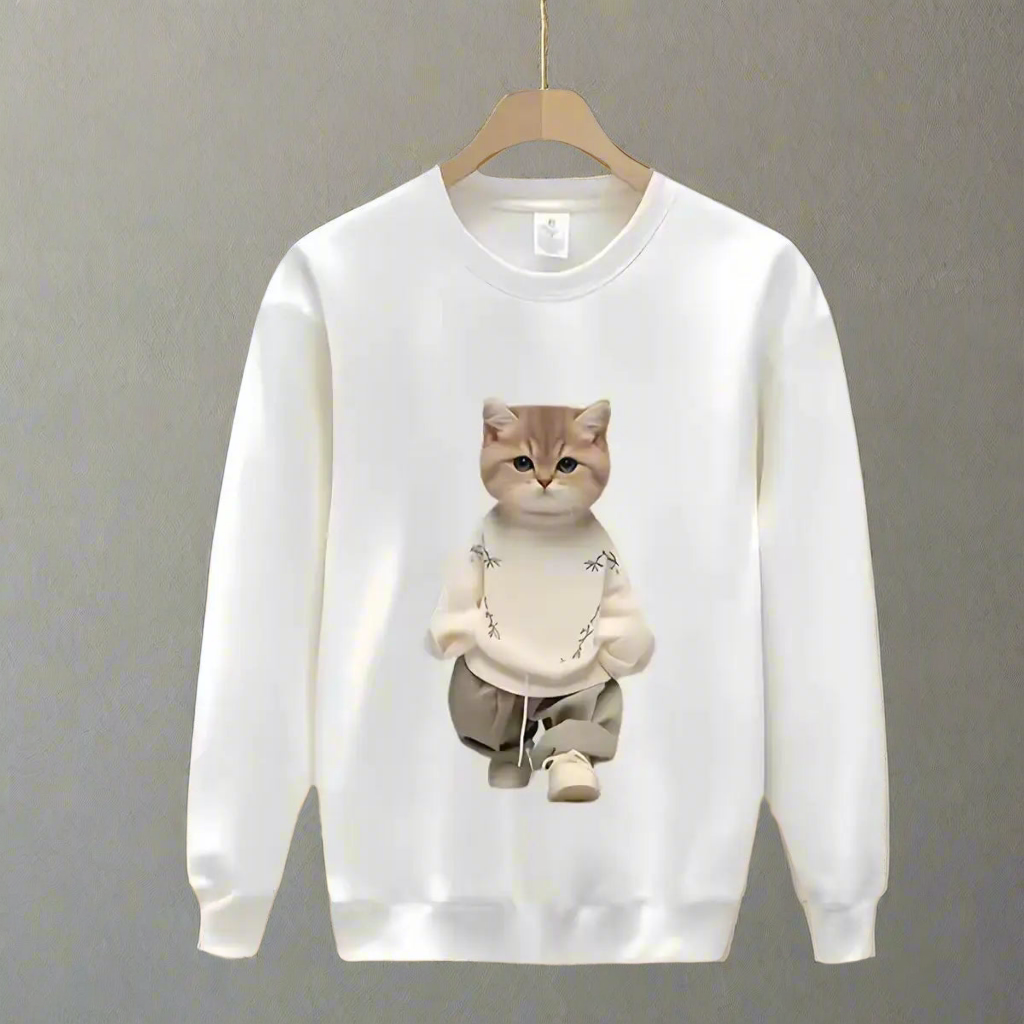 Cat & Dog Graphic Unisex Sweater Selection (Size X - 5XL)