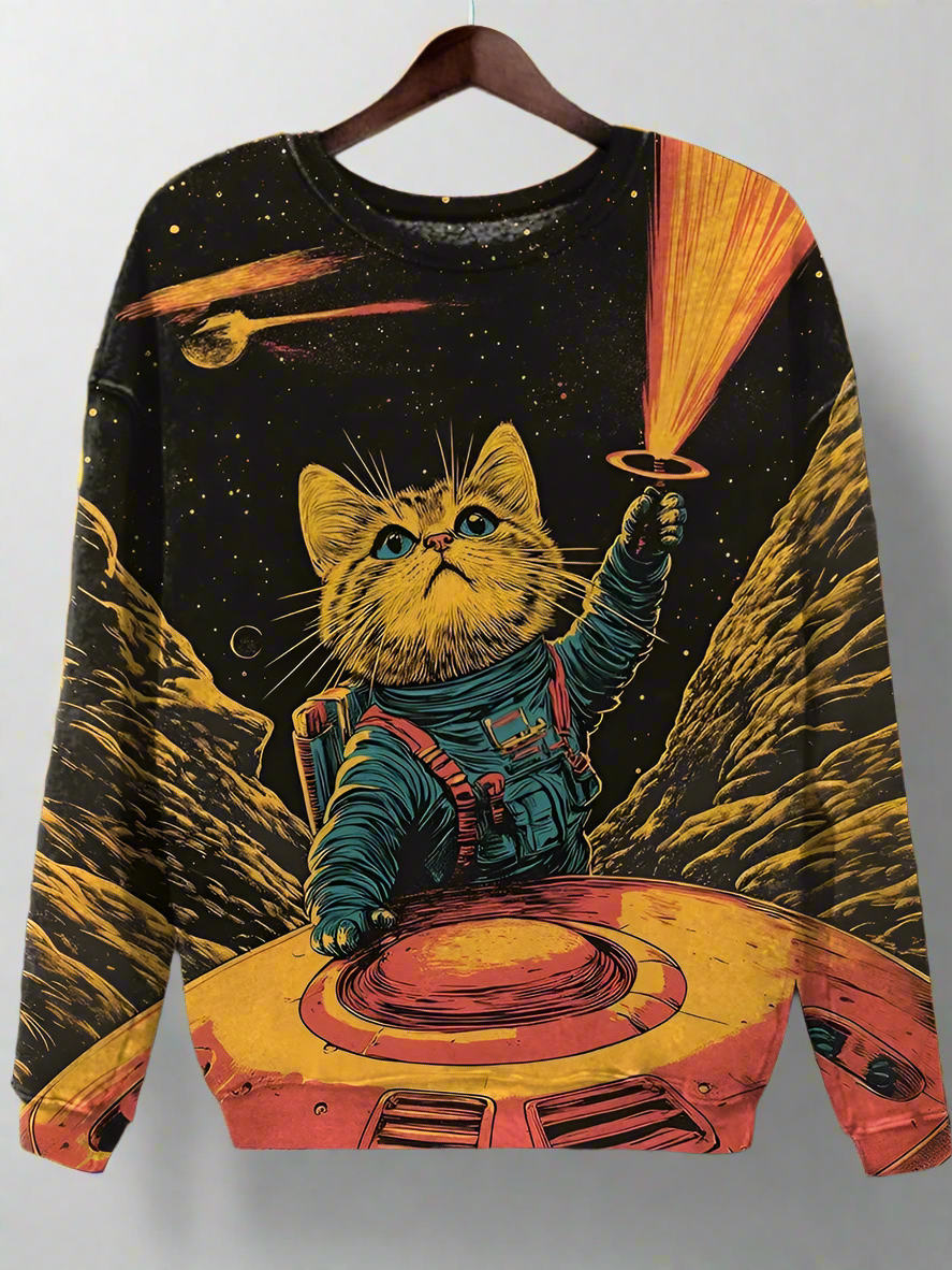 Cat Art Sweatshirt Collection