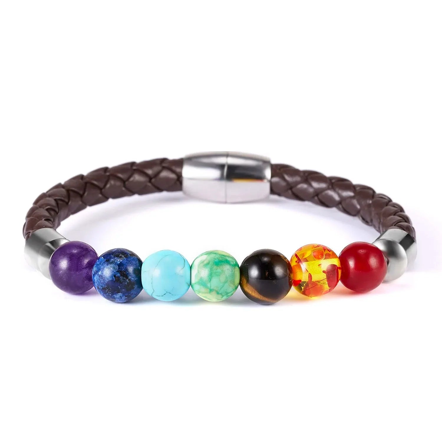 Charm Chakra Natural Stone Beaded Bracelet [SELECTION]