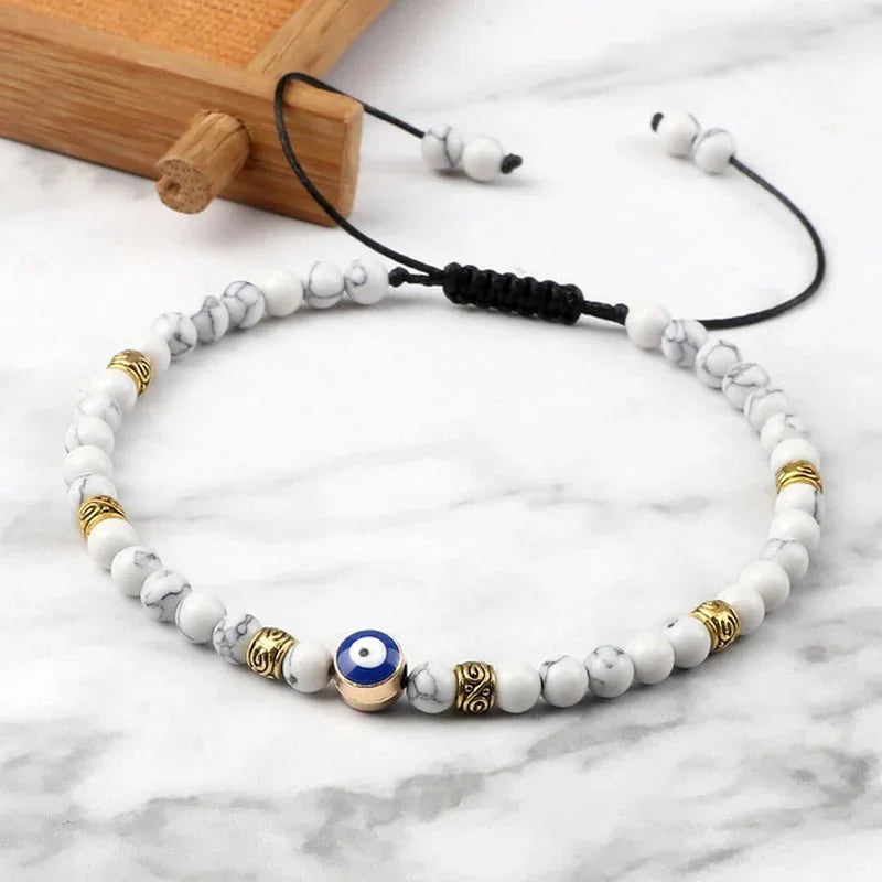 Charm Chakra Natural Stone Beaded Bracelet [SELECTION]