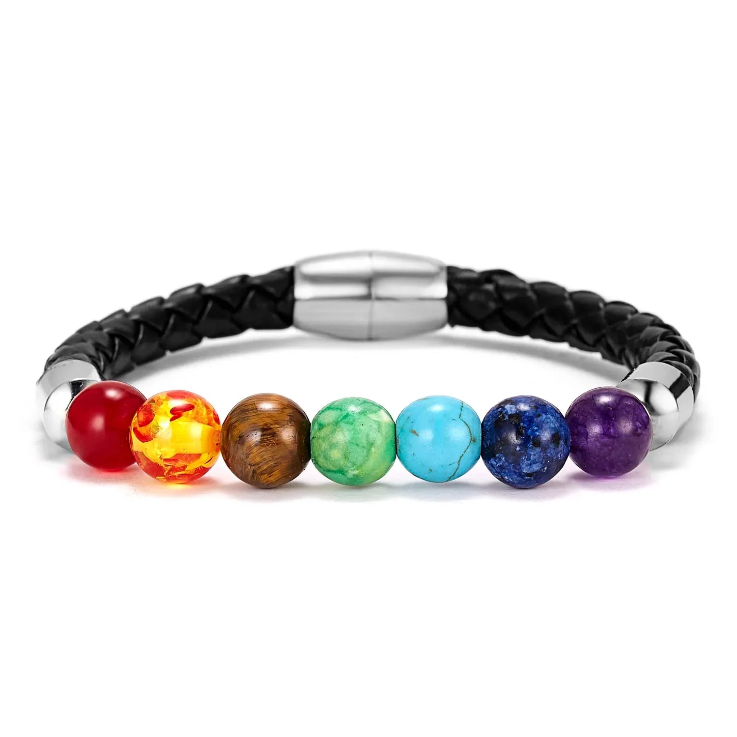 Charm Chakra Natural Stone Beaded Bracelet [SELECTION]