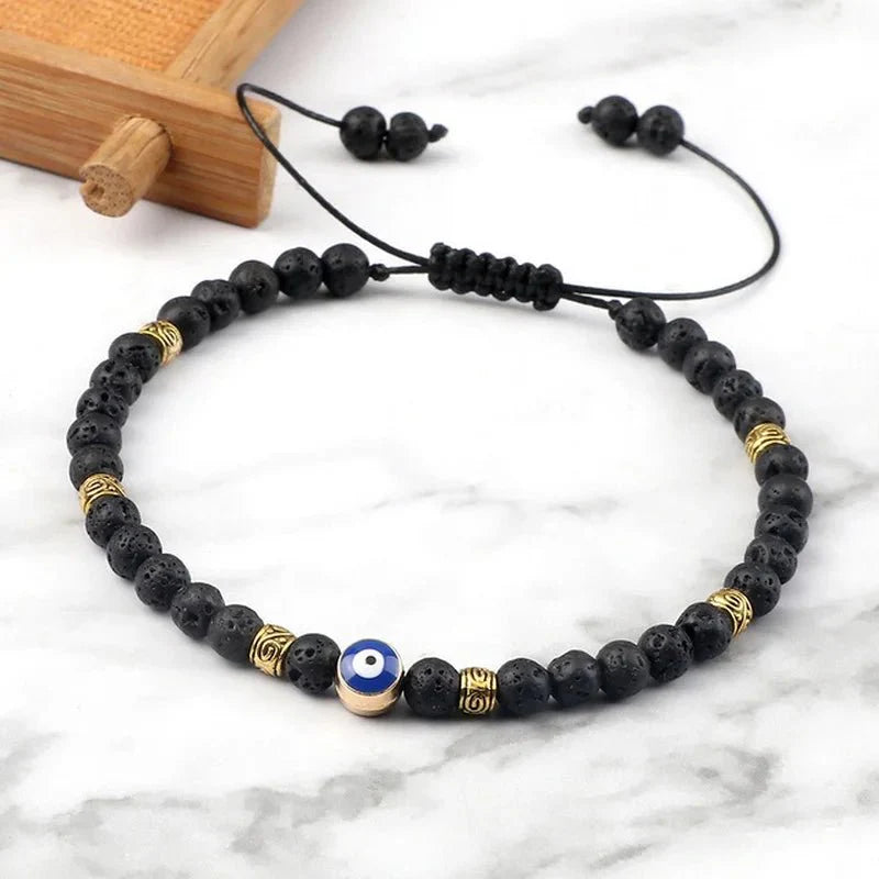 Charm Chakra Natural Stone Beaded Bracelet [SELECTION]