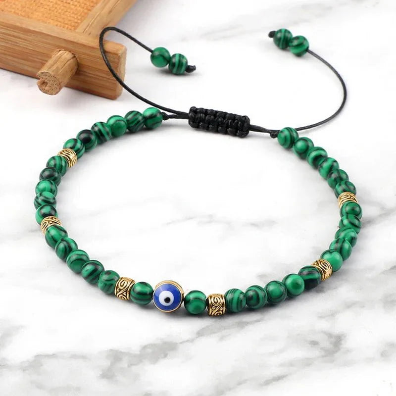 Charm Chakra Natural Stone Beaded Bracelet [SELECTION]