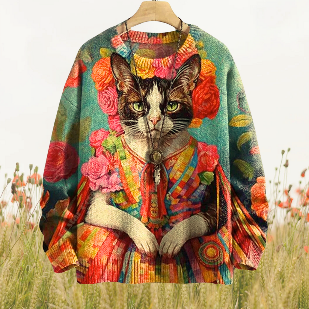 Cat Art Unisex Sweater Collection
