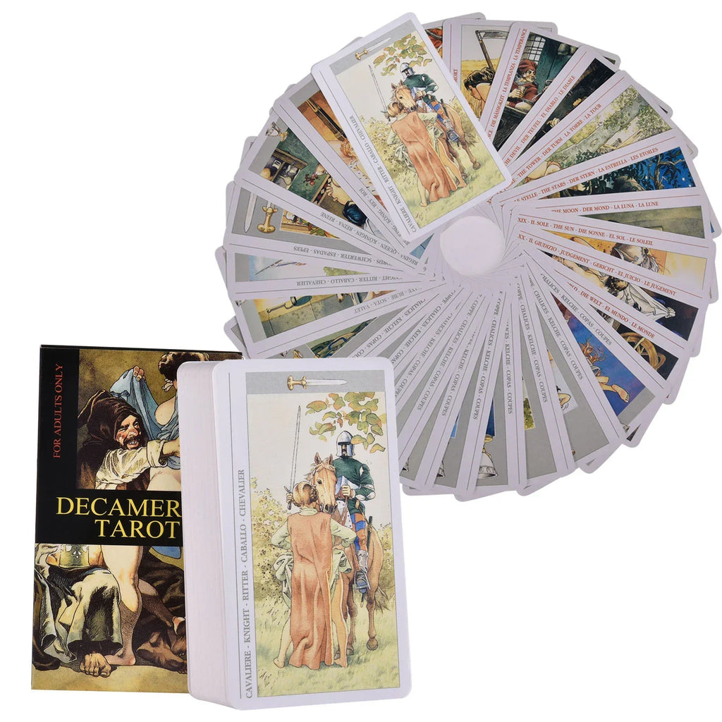 Decameron Tarot Cards with Guidebook