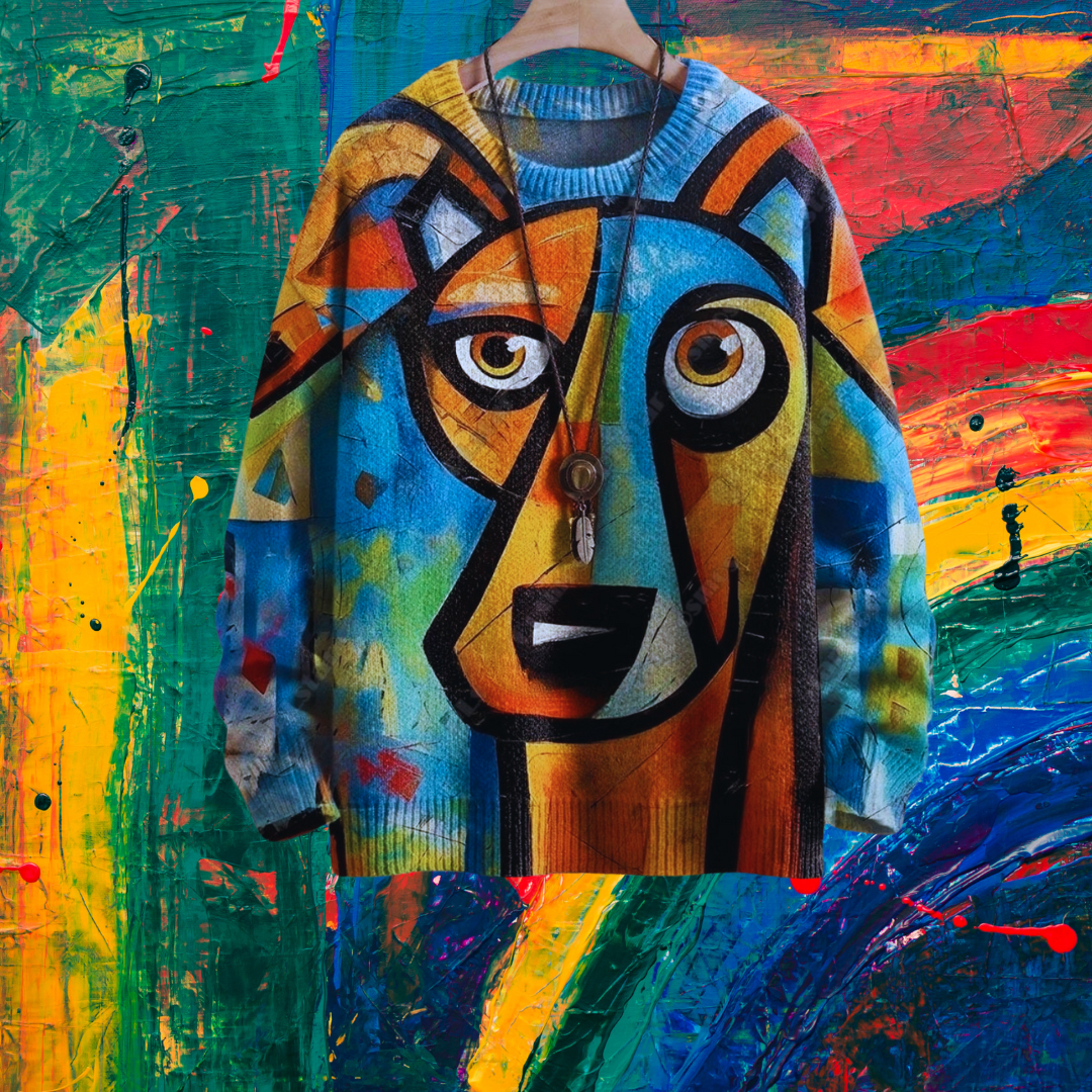 Adorable Unisex Sweater Collection with Dog Patterns