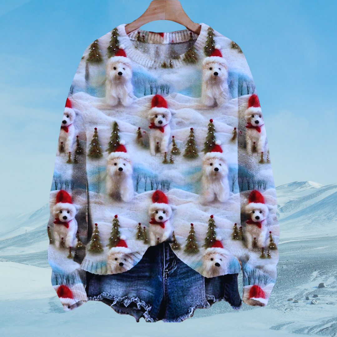 Adorable Unisex Sweater Collection with Dog Patterns