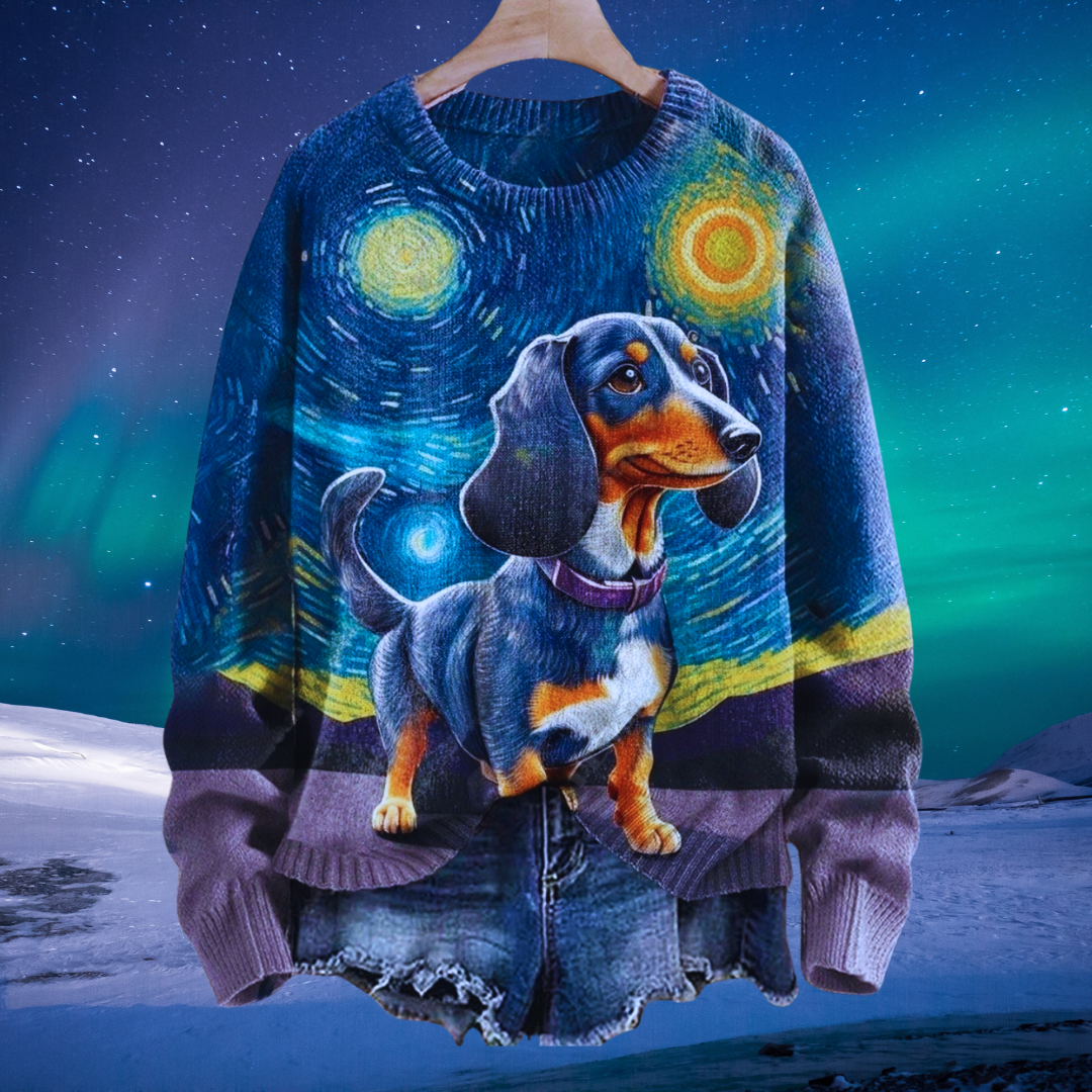 Adorable Unisex Sweater Collection with Dog Patterns