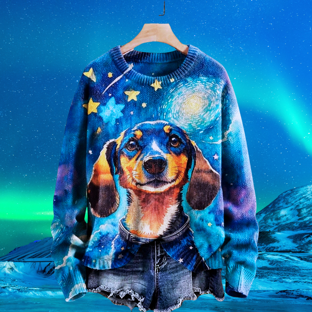 Adorable Unisex Sweater Collection with Dog Patterns