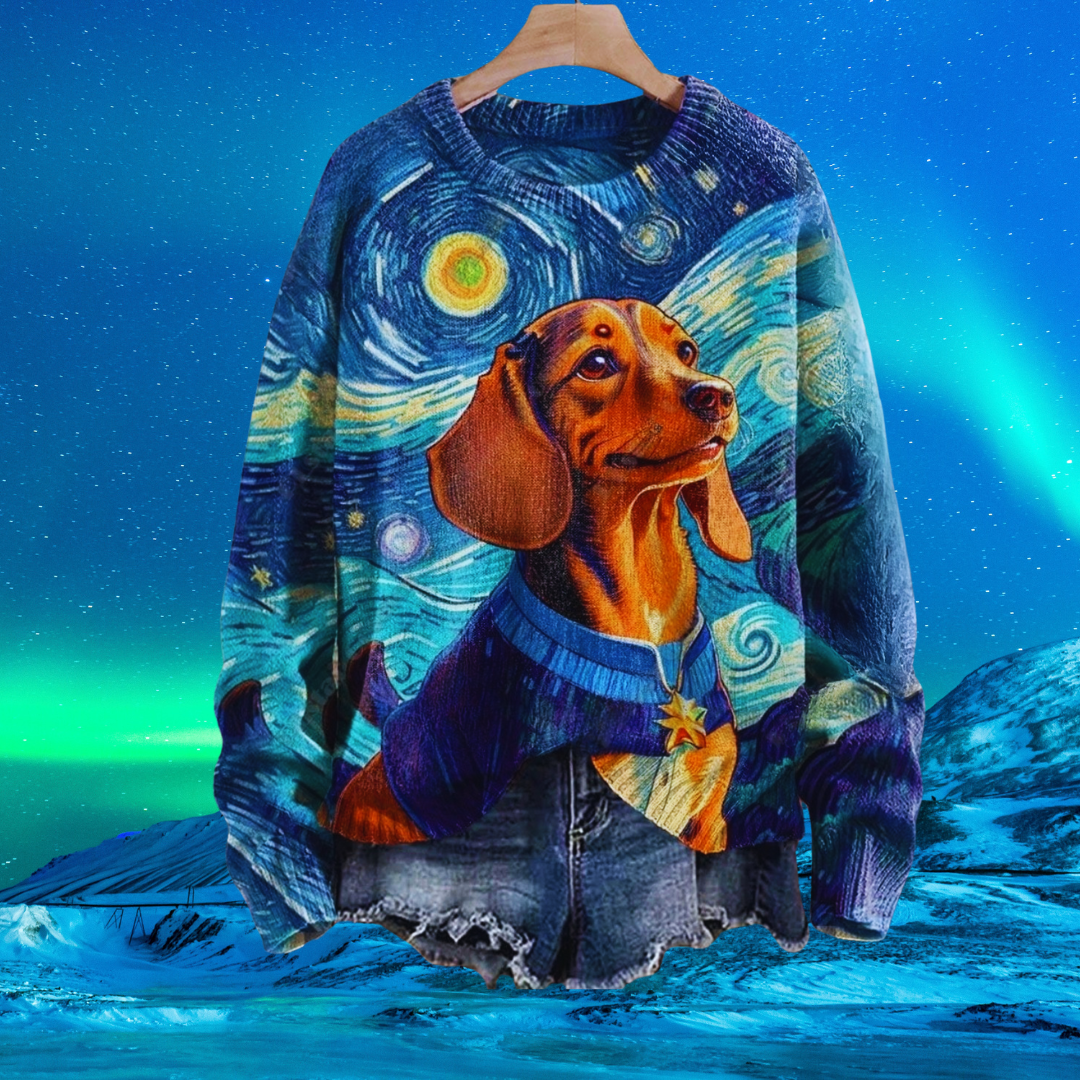 Adorable Unisex Sweater Collection with Dog Patterns