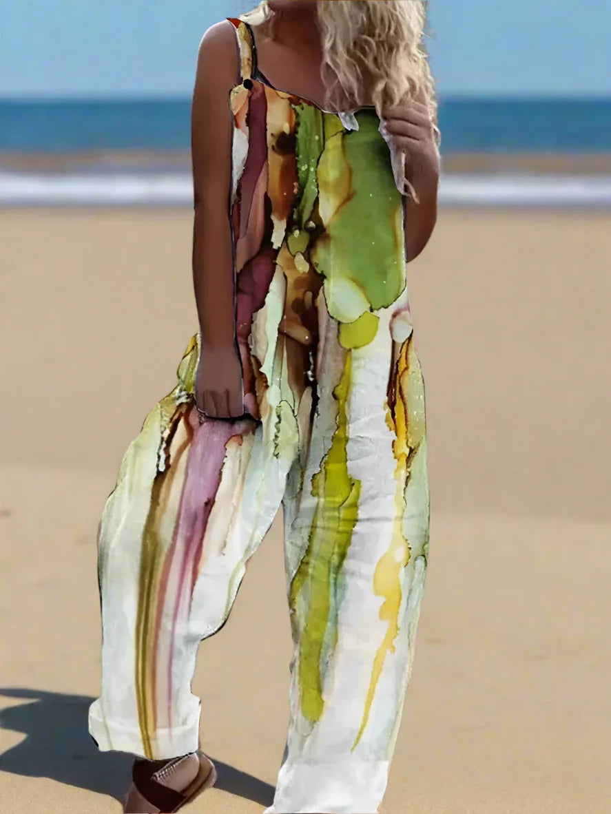 1.Retro Rebel Floral Jumpsuit – Strappy Street Style Romper Collection