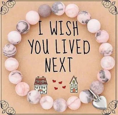 Beaded Gemstone Bracelet With Gift Card SELECTION