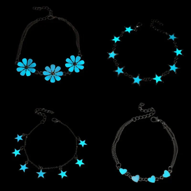 Fashion Fluorescent 'Glow In The Dark Bracelets SELECTION