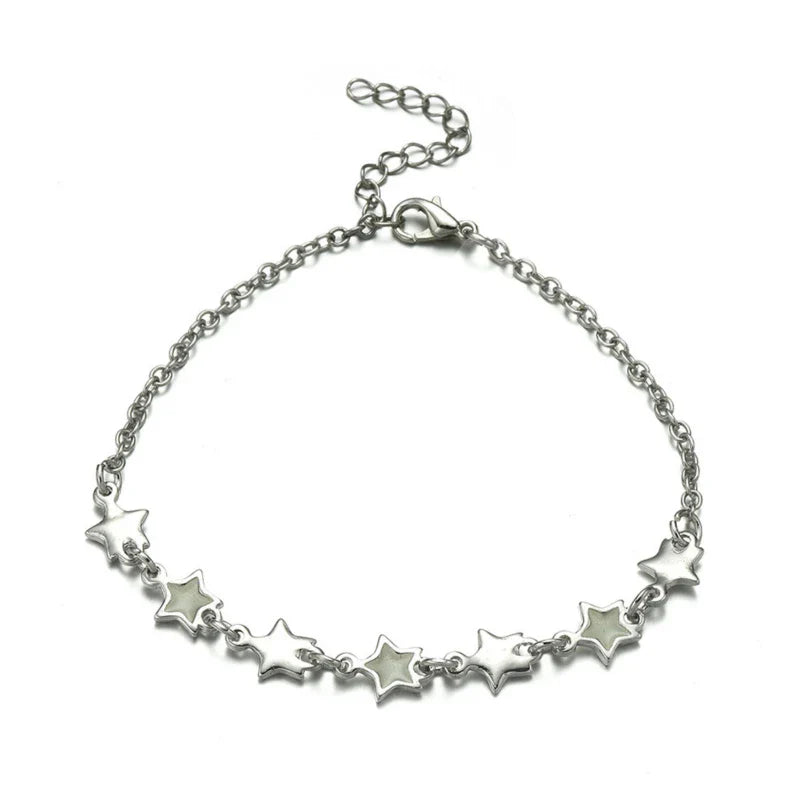 Luminous 'Glow In The Dark' Night Sky and Other Patterns Natural Volcanic Stone Bracelets SELECTION