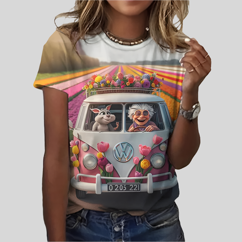 2.Granny Animation Designs T-Shirts (S - 3XL)