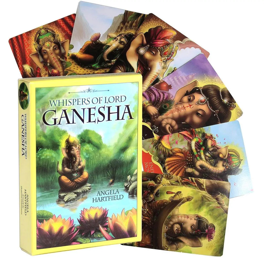 Whispers Lord Ganesha Oracle Cards with Guidebook