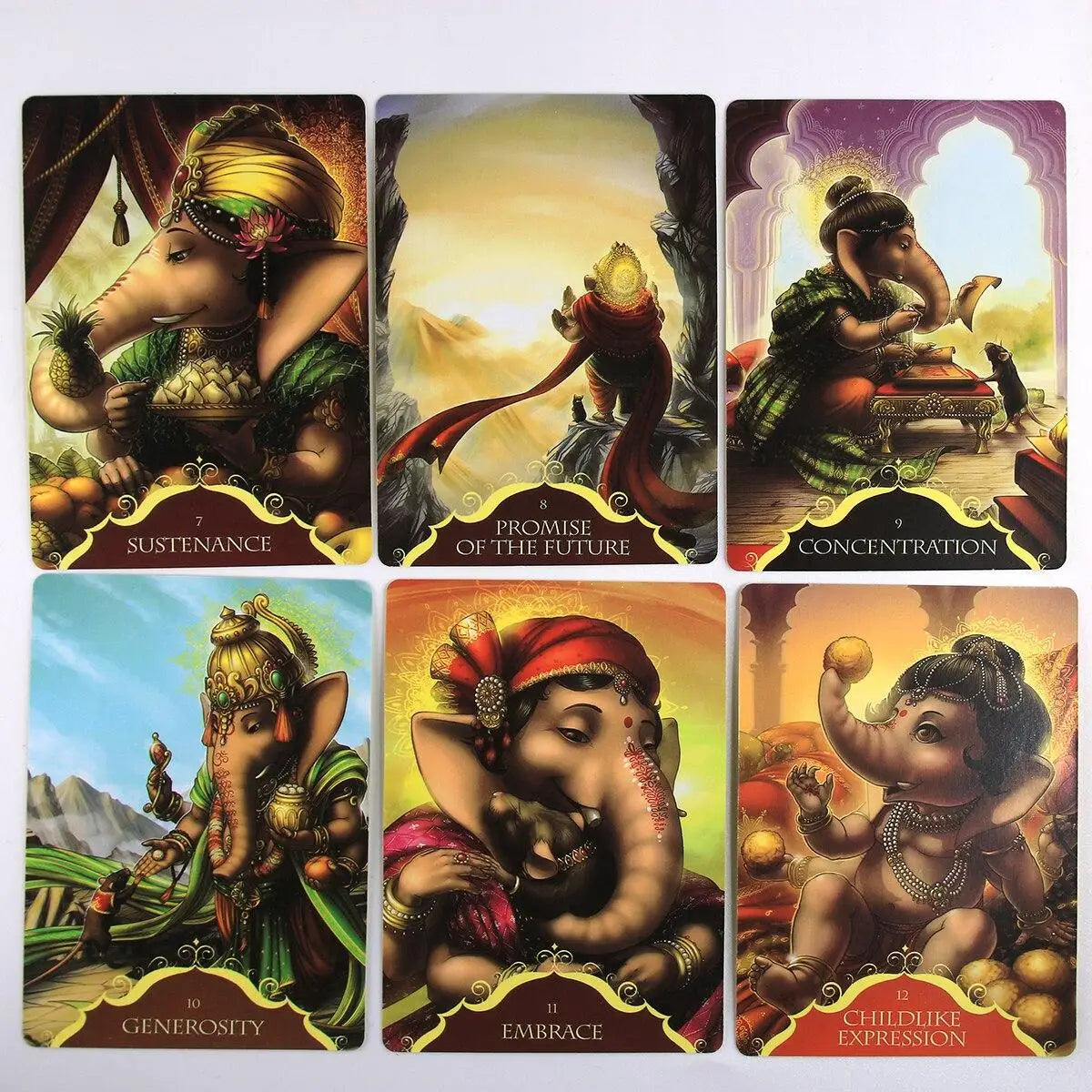 Whispers Lord Ganesha Oracle Cards with Guidebook