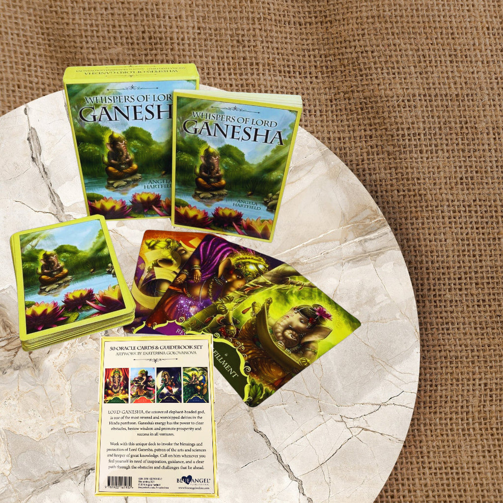 Whispers Lord Ganesha Oracle Cards with Guidebook