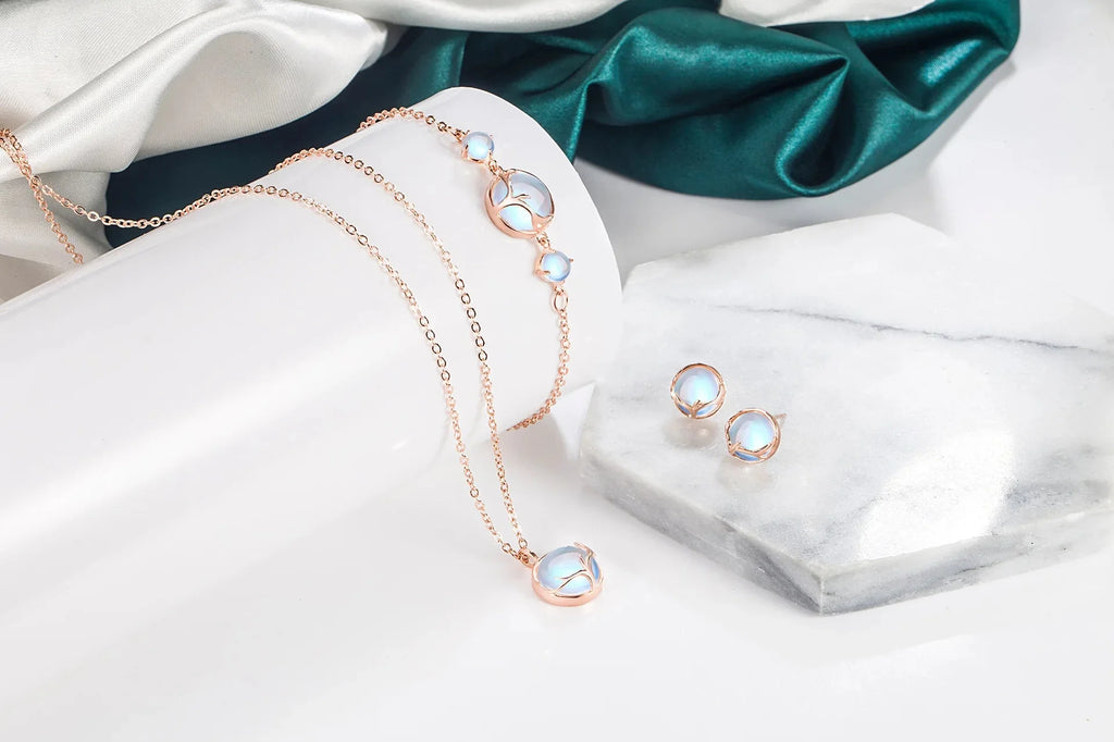 925 Sterling Silver Round Crystal Jewellery Sets SELECTION