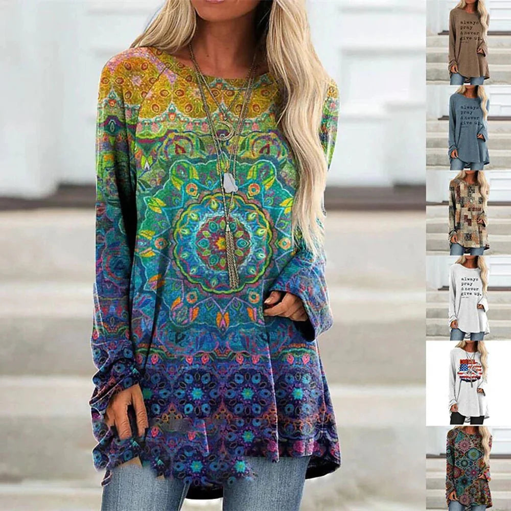 Bohemian Ladies Loose Top [SELECTION]
