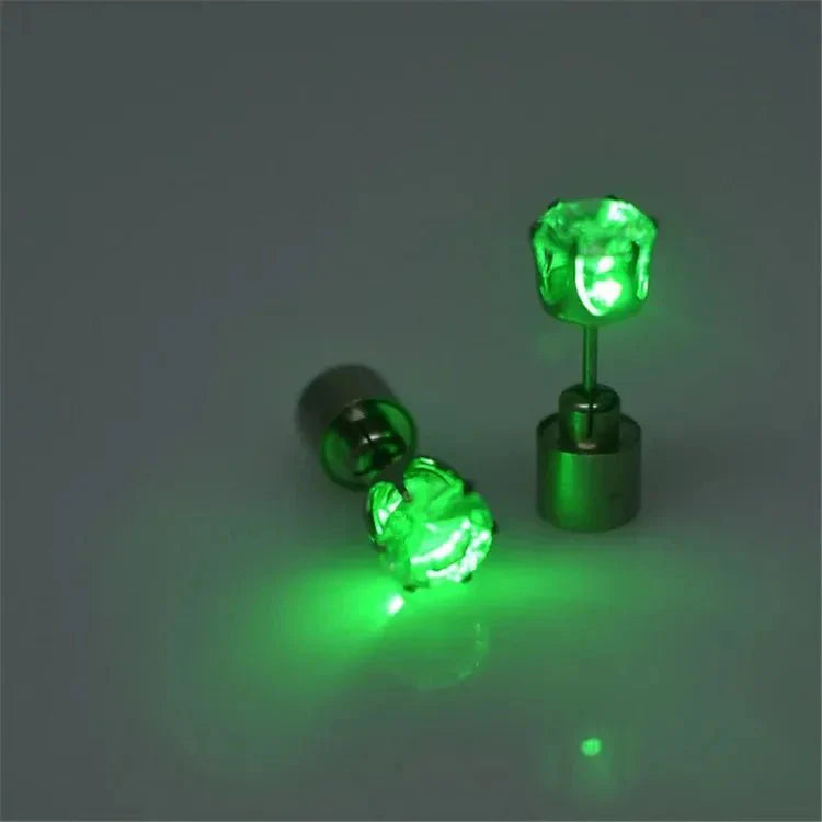 Unique Colourful LED Luminous Ear Studs SELECTION