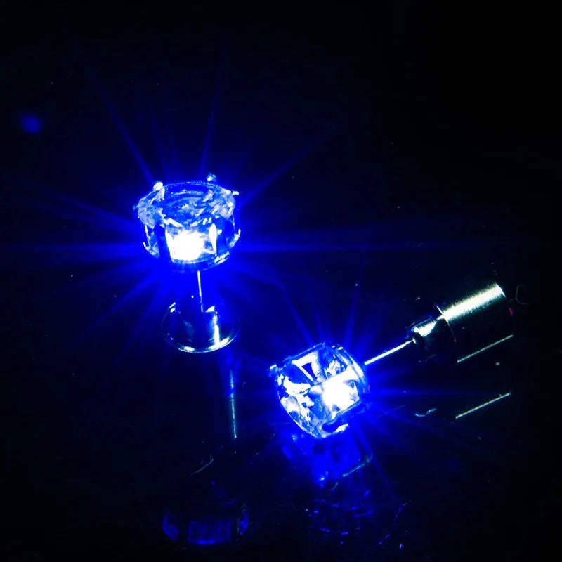 Unique Colourful LED Luminous Ear Studs SELECTION