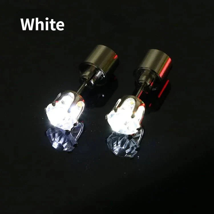 Unique Colourful LED Luminous Ear Studs SELECTION