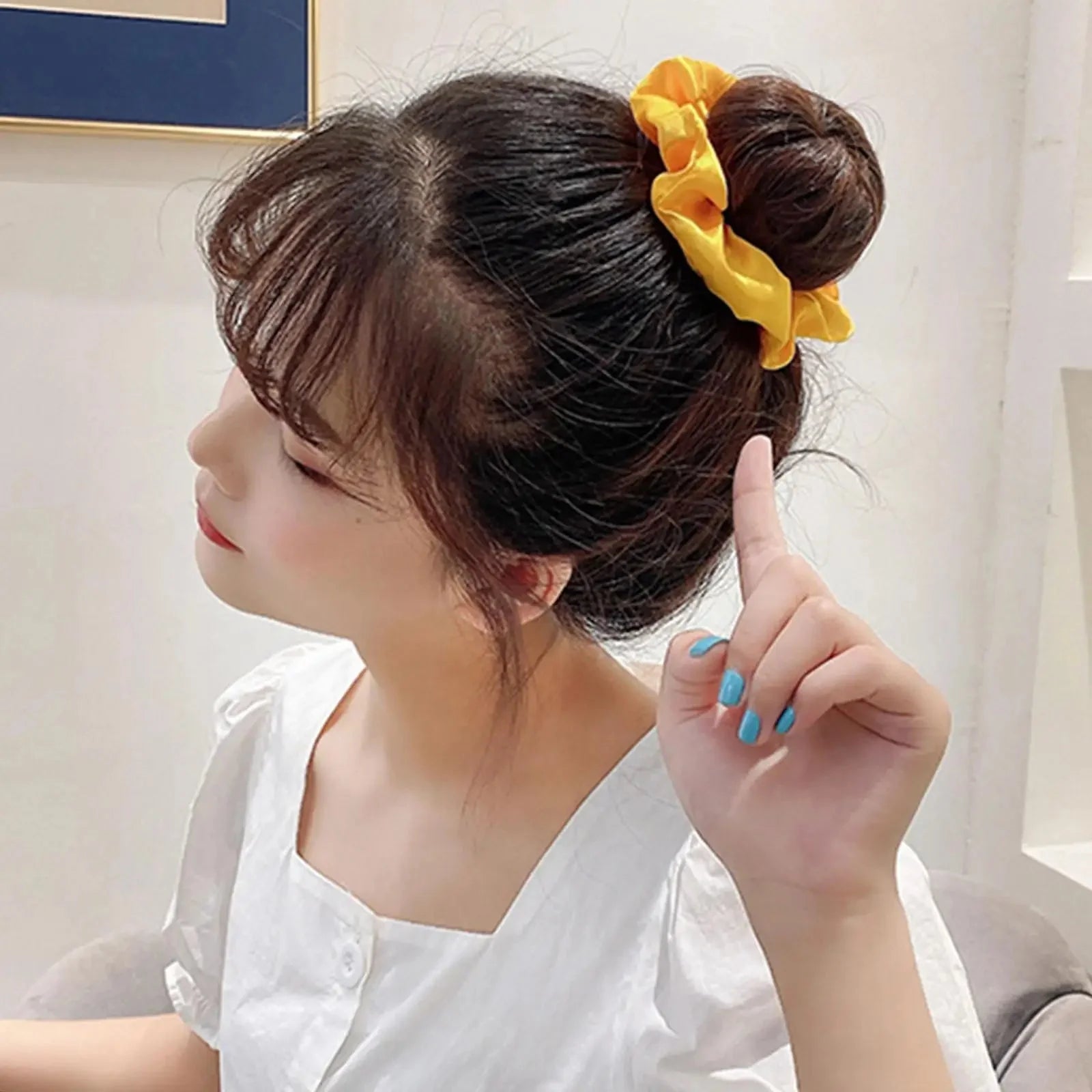 LED Luminous Glow In The Dark Elastic Hair Band SELECTION