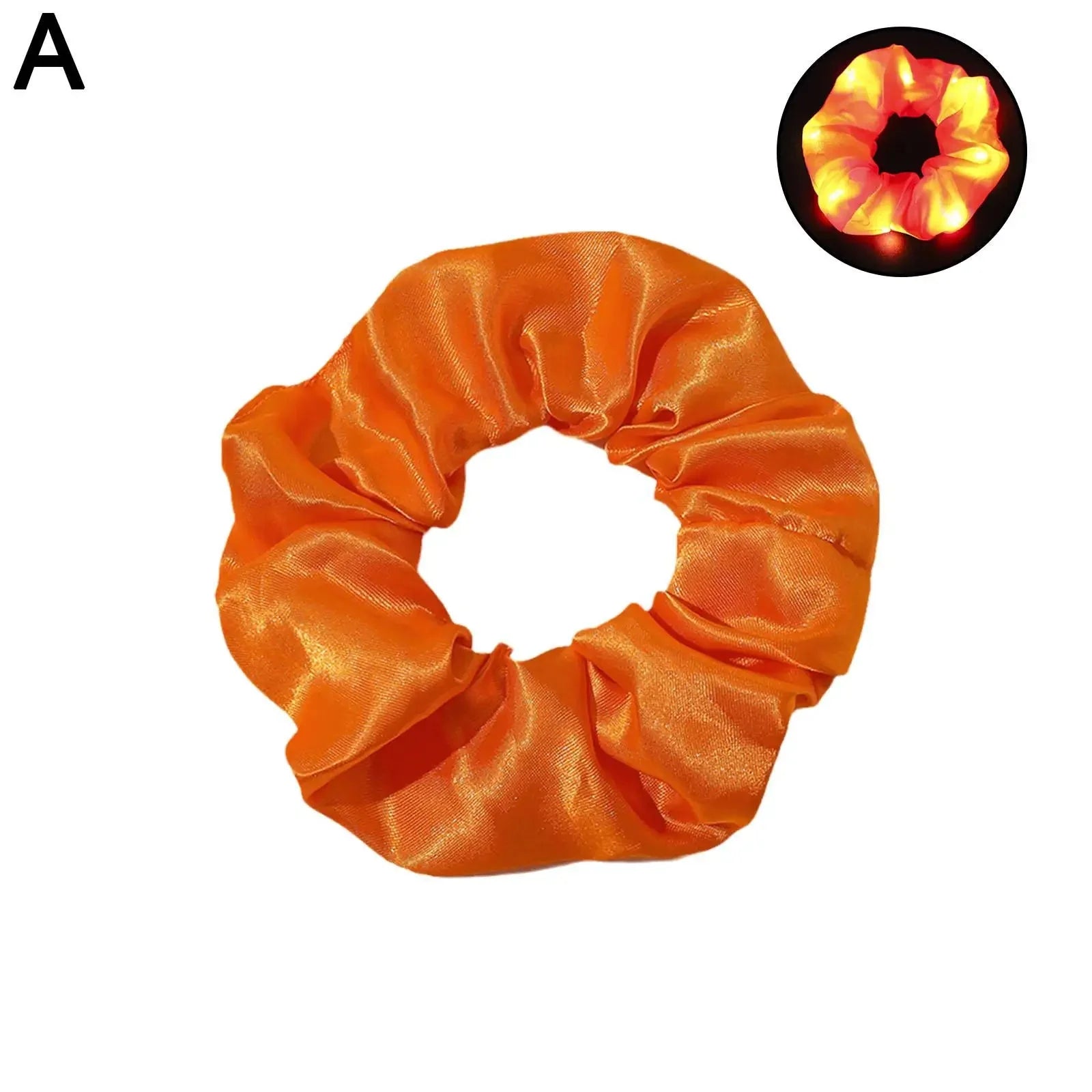 LED Luminous Glow In The Dark Elastic Hair Band SELECTION