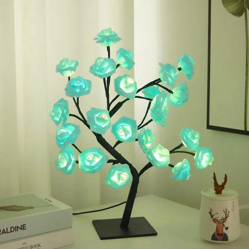 Rose Flowers Bush LED Table Lights