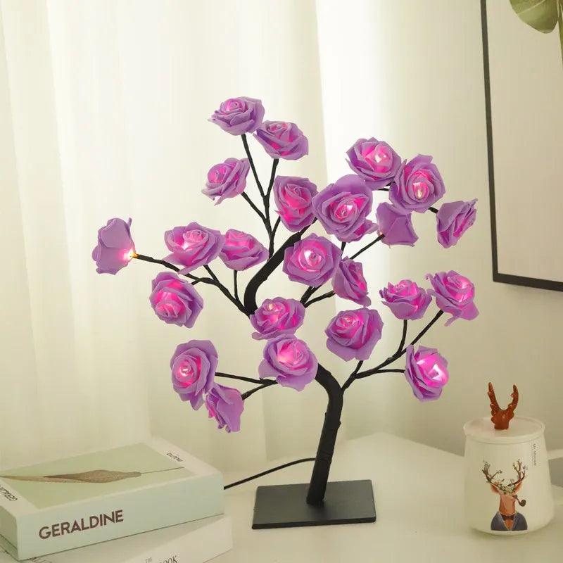 Rose Flowers Bush LED Table Lights