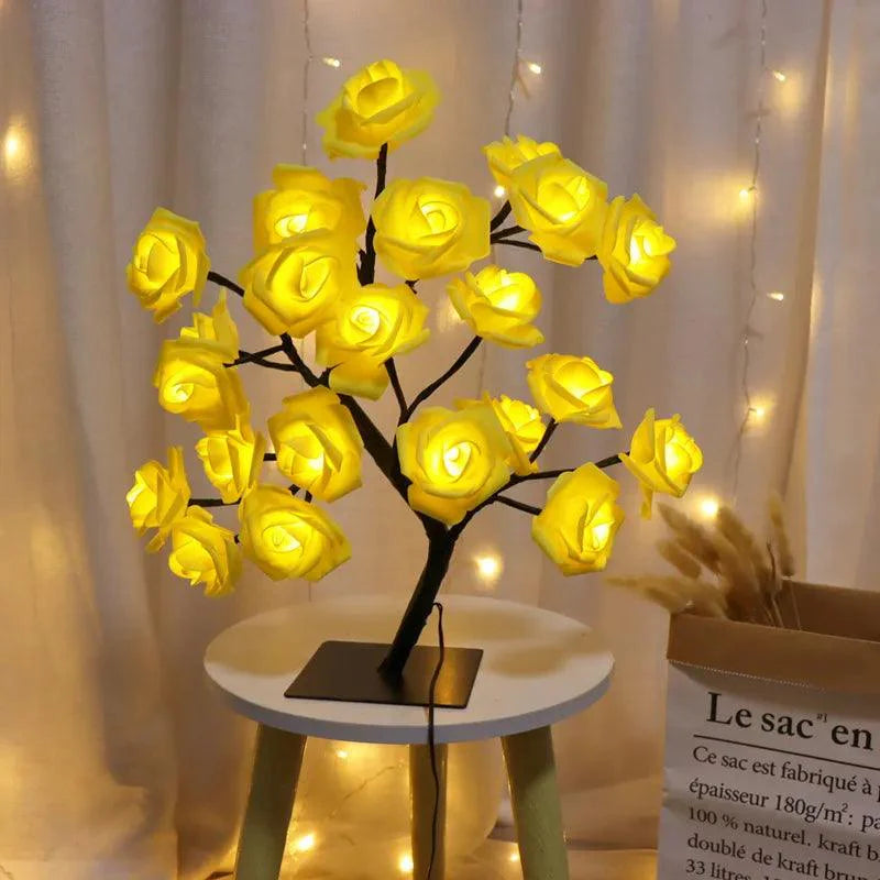 Rose Flowers Bush LED Table Lights