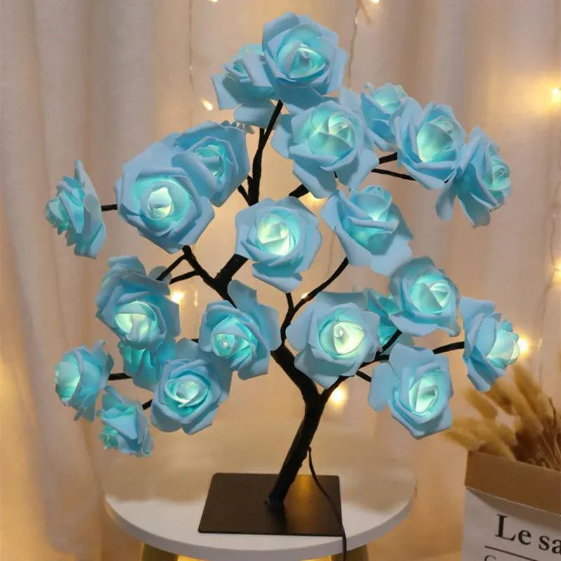 Rose Flowers Bush LED Table Lights